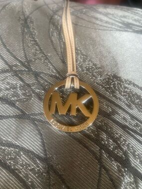 Choice of Michael Kors Gold or Silver MK Logo Charms